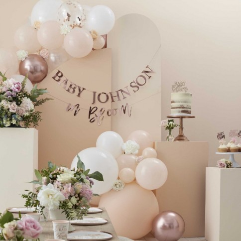 Rose Gold Its Twins Confetti Ballons