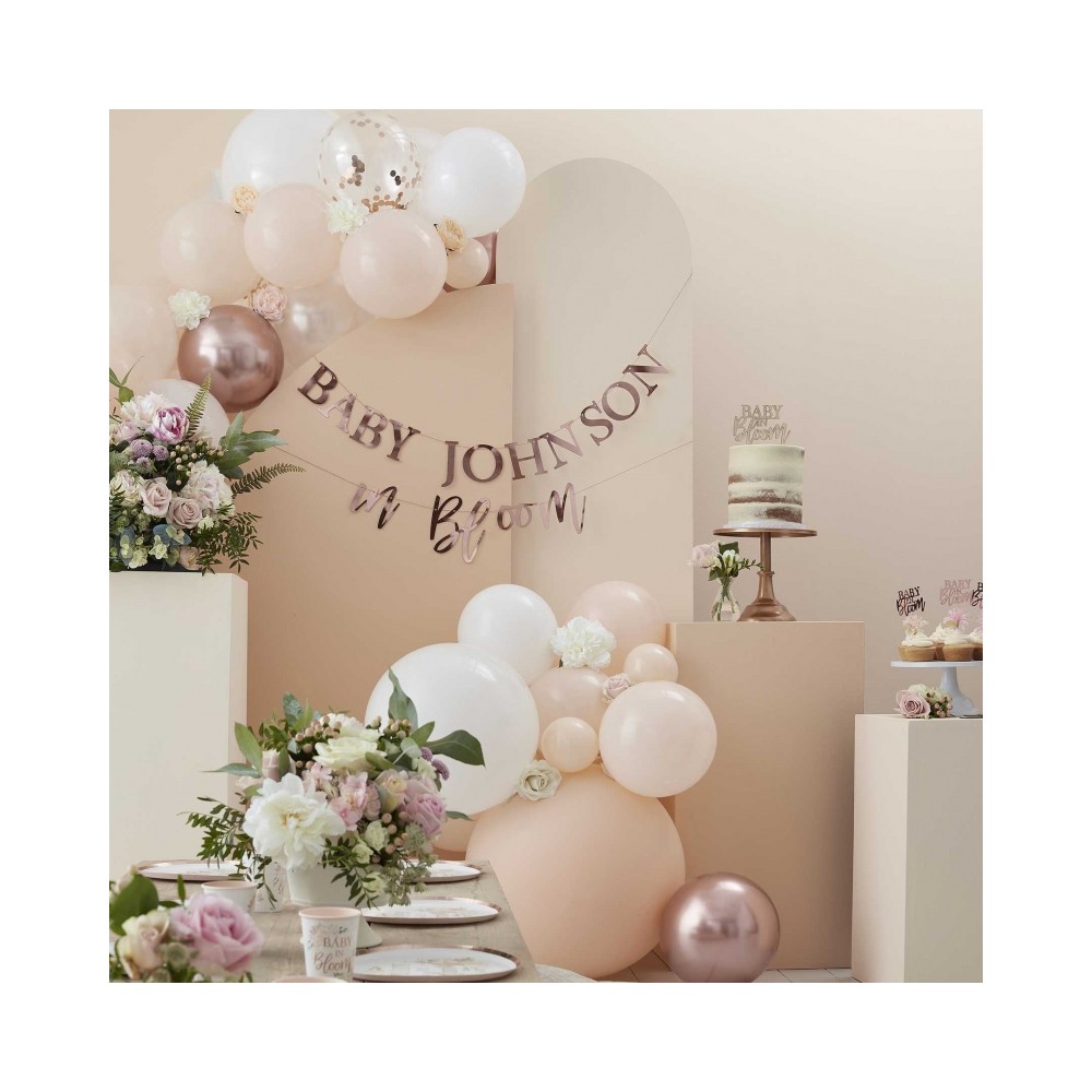 Rose Gold Its Twins Confetti Ballons