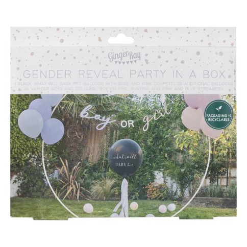What Will Baby Be Gender Reveal Ballon Kit