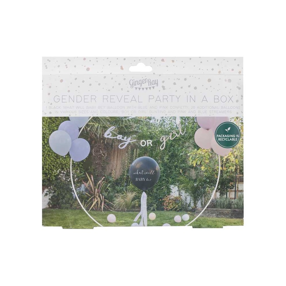 What Will Baby Be Gender Reveal Ballon Kit
