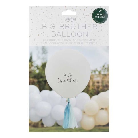 Big Brother Ballon mit blauen Quasten