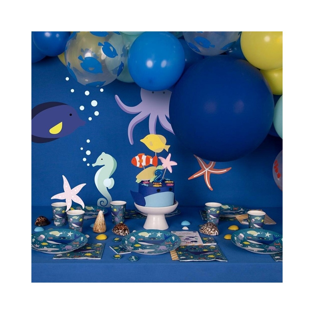 My Little Day Kartonbecher, Mint Baby Shower, 8-er Pack