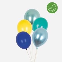 My Little Day Luftballone aus Latex, 10 Stk. - Ozean