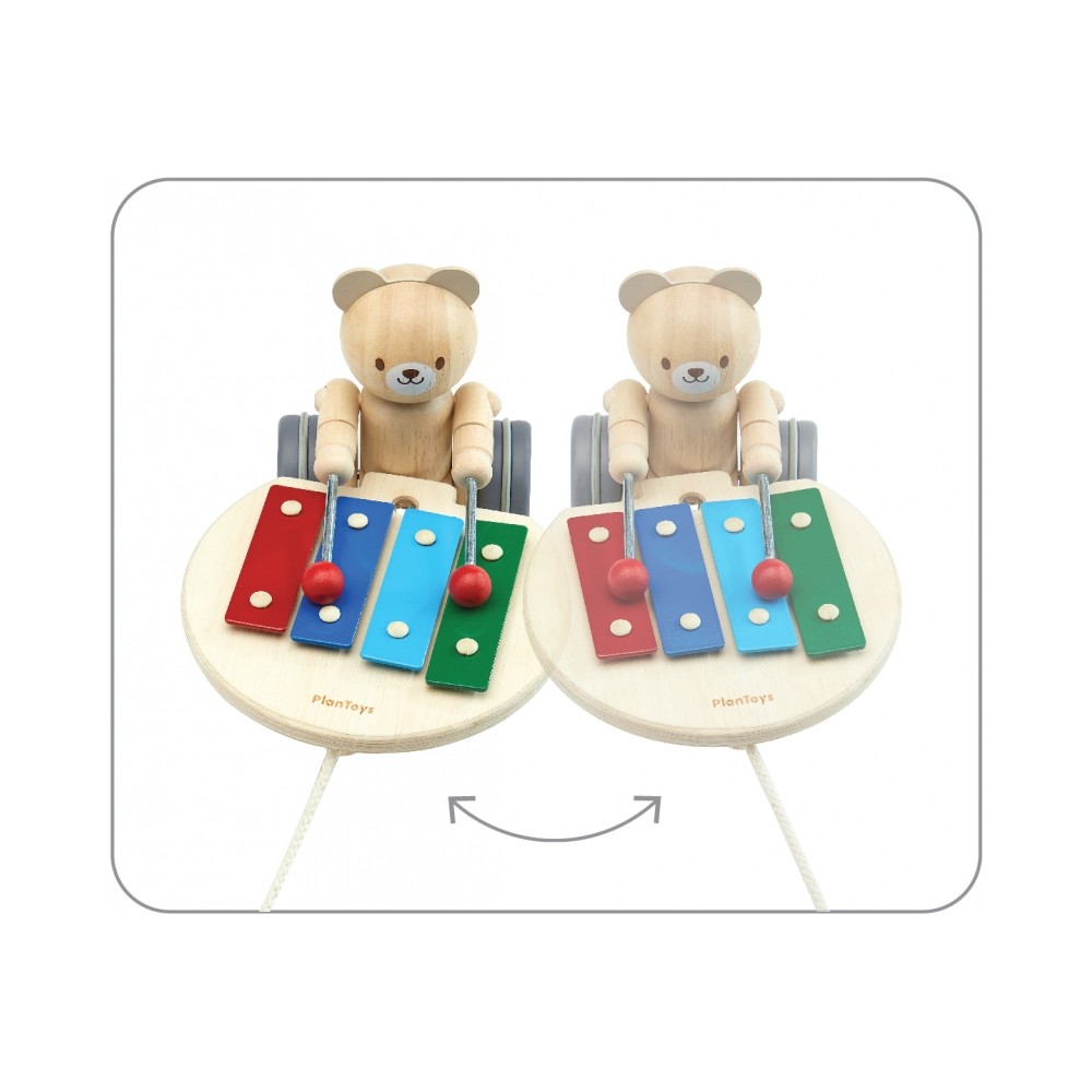 Nachziehspielzeug, Bär