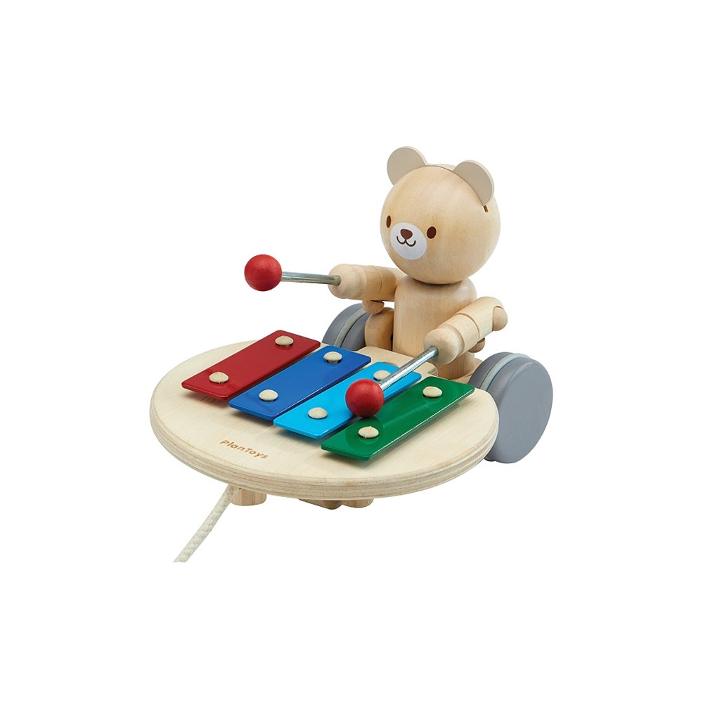 Nachziehspielzeug, Bär