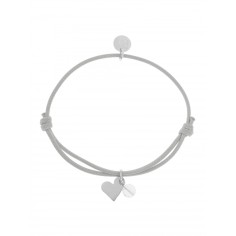 Armband Mea, Grau/ Kristall