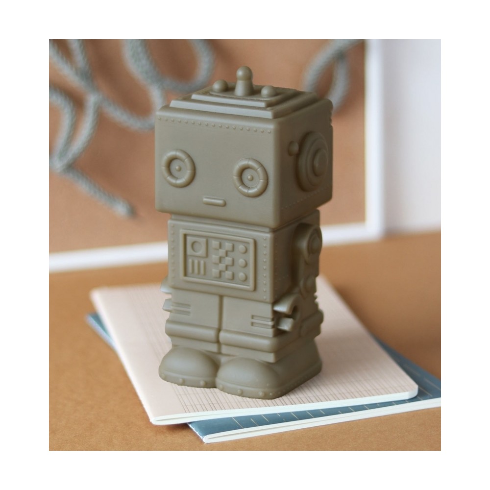 Spardose, Roboter/ Braun