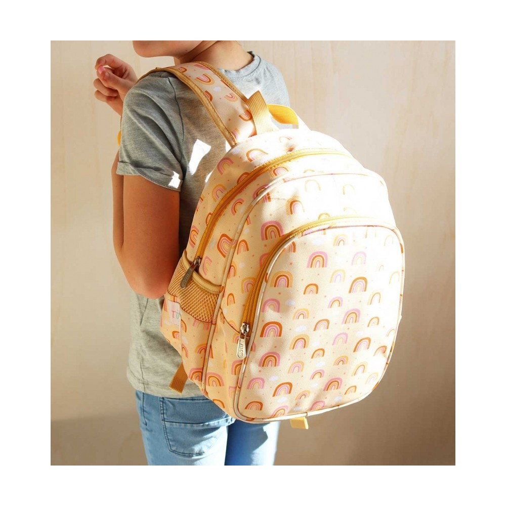 Rucksack mit Isolierfach, Regenbogen