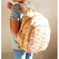 Rucksack mit Isolierfach, Regenbogen