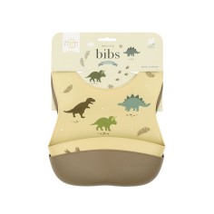 Silikon Esslätzchen 2er Pack, Dinosaurier