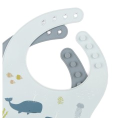 Silikon Esslätzchen 2er Pack, Ozean