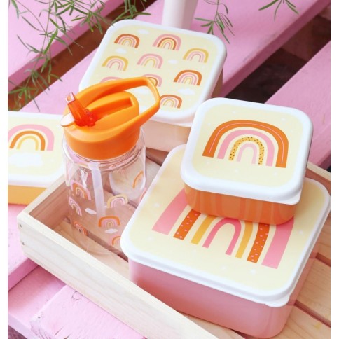 Lunchbox, 4er Set, Regenbogen