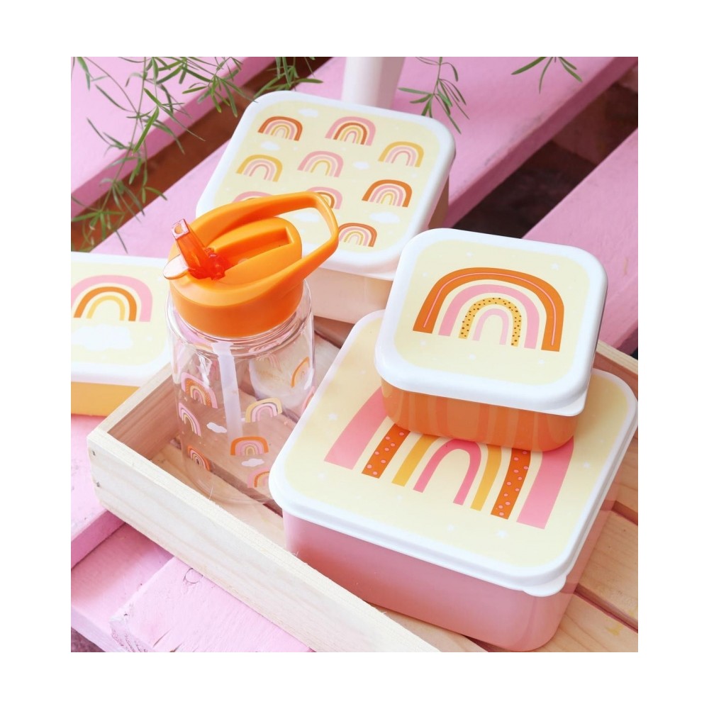 Lunchbox, 4er Set, Regenbogen