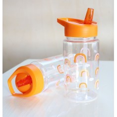 Strohhalm-Flasche, Regenbogen