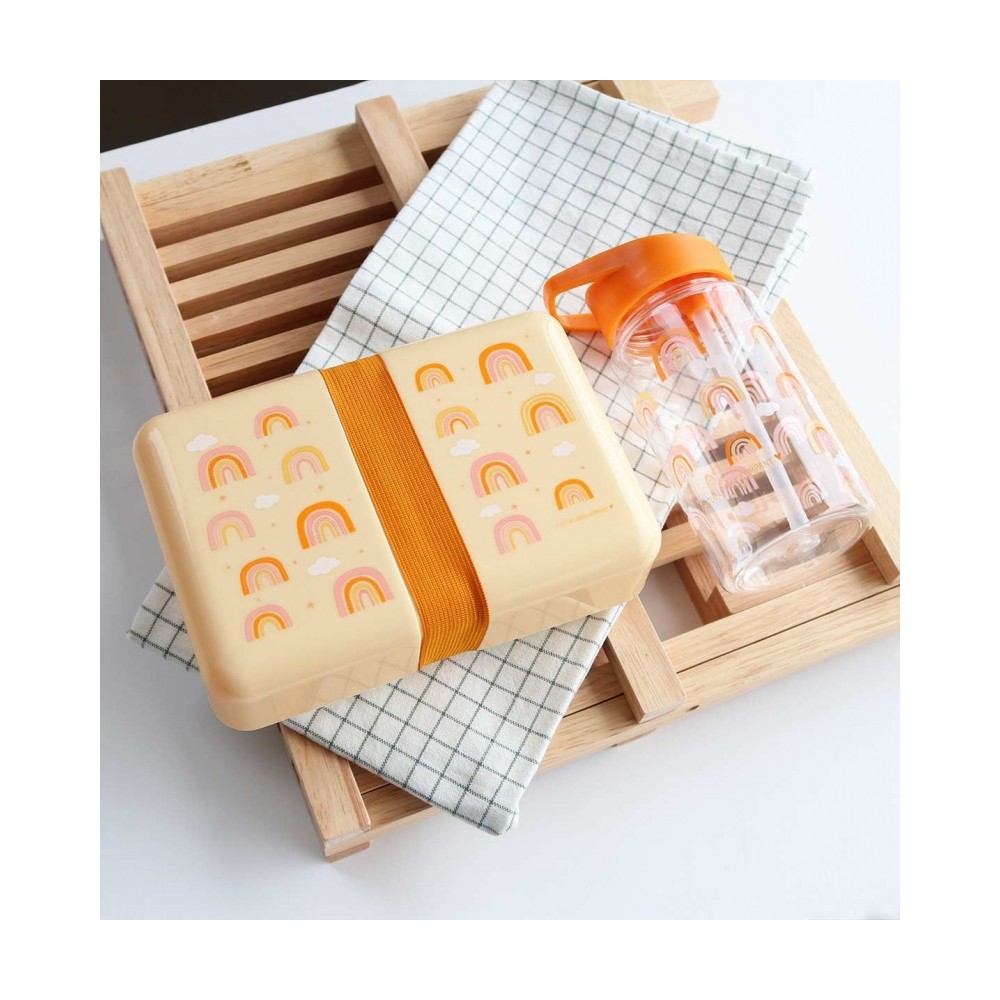 Strohhalm-Flasche, Regenbogen