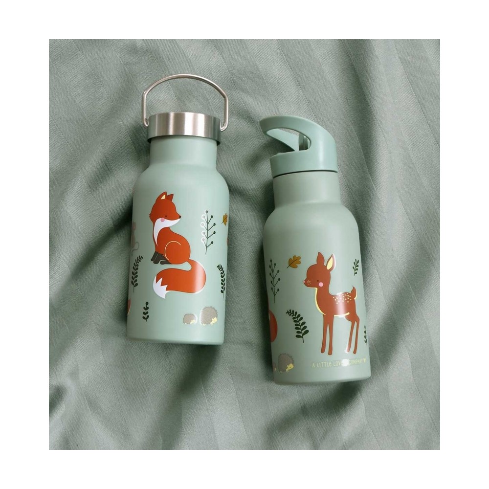 Edelstahl Trinkflasche - Waldfreunde (350 ml)