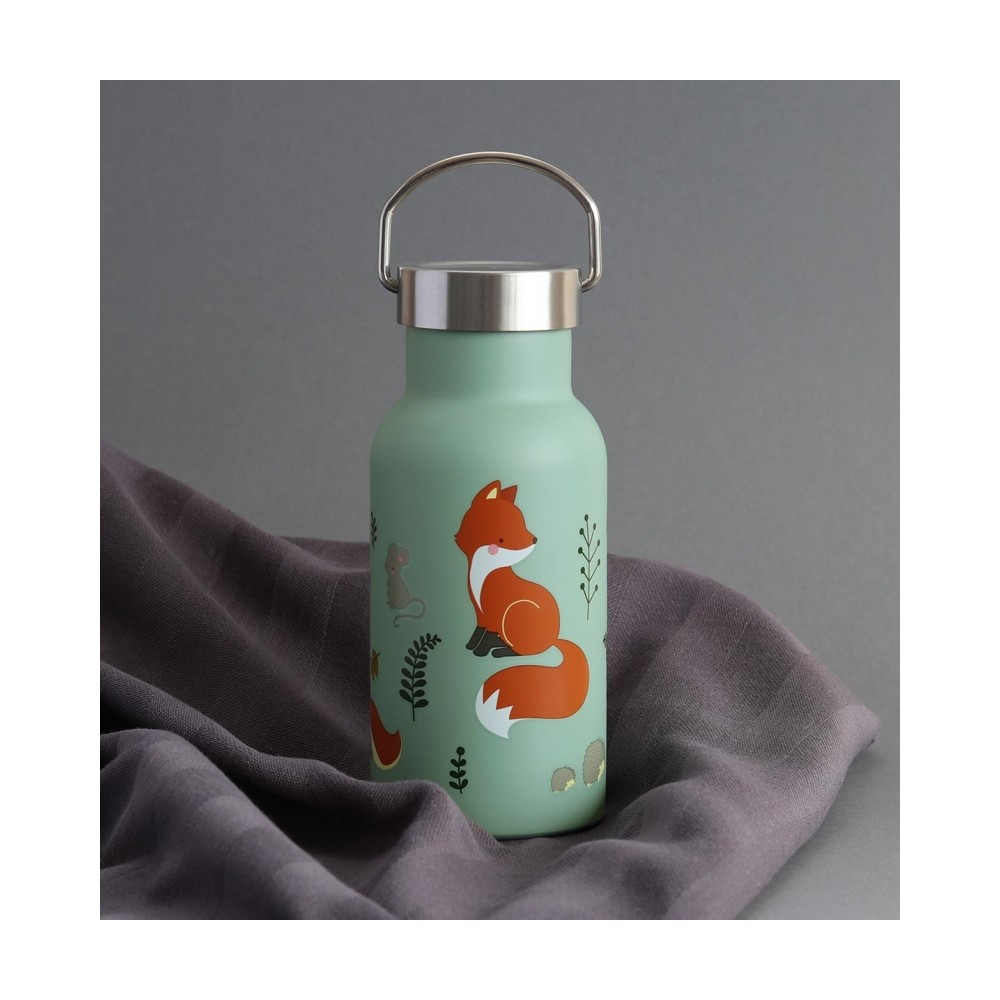 Edelstahl Trinkflasche - Waldfreunde (350 ml)