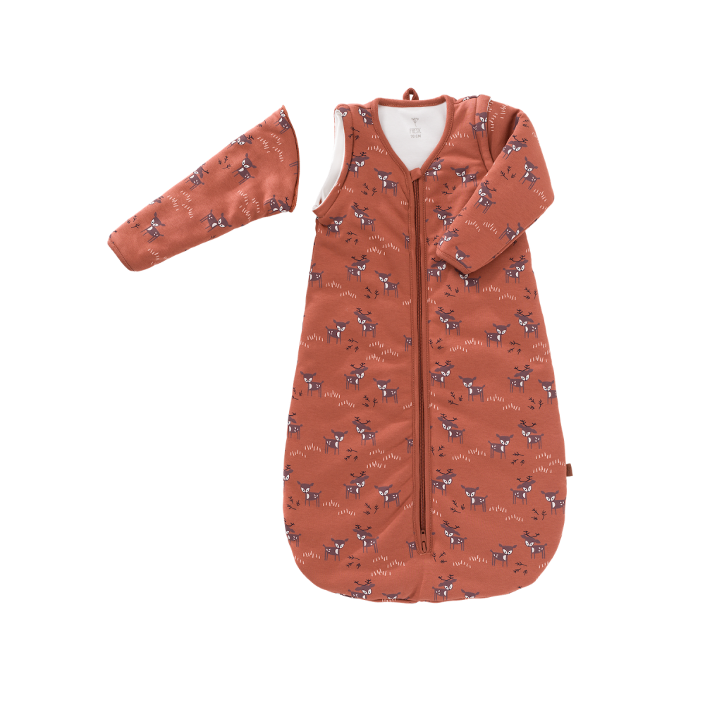 Fresk Schlafsack mit Ärmel, Reh Amber - 60 cm