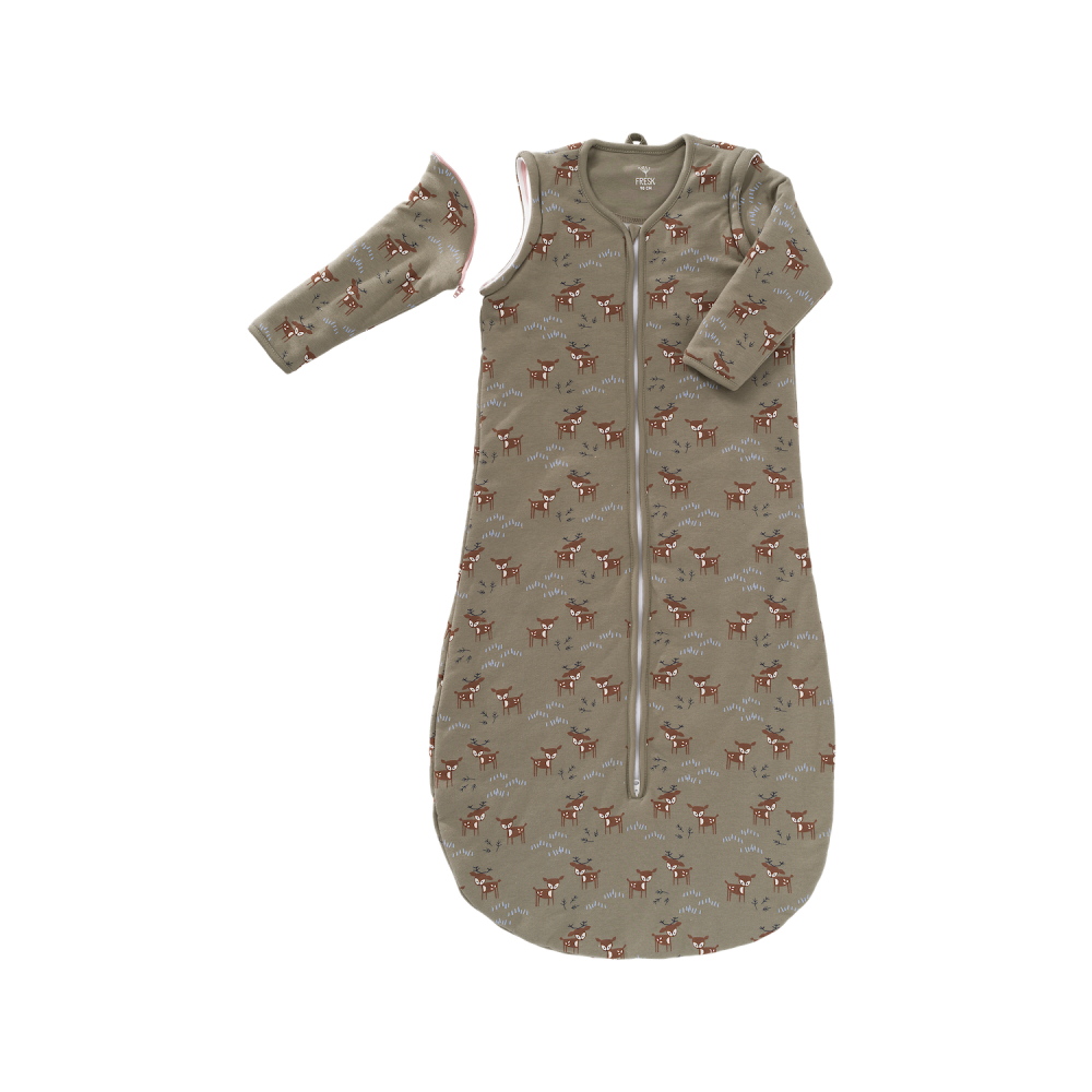 Fresk Schlafsack mit Ärmel, Reh Olive