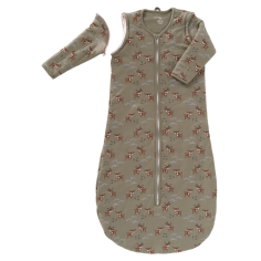 Fresk Schlafsack mit Ärmel, Reh Olive