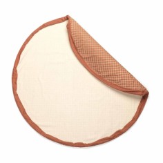 Spielzeugtasche, Grid Brown