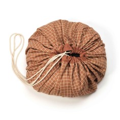 Spielzeugtasche, Grid Brown