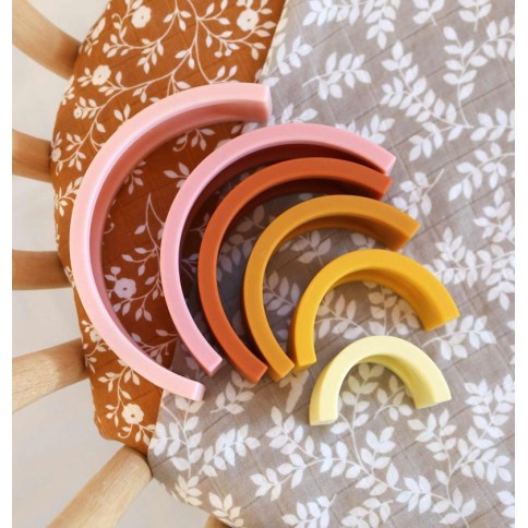 Stapelspielzeug Regenbogen, Sonnenuntergang