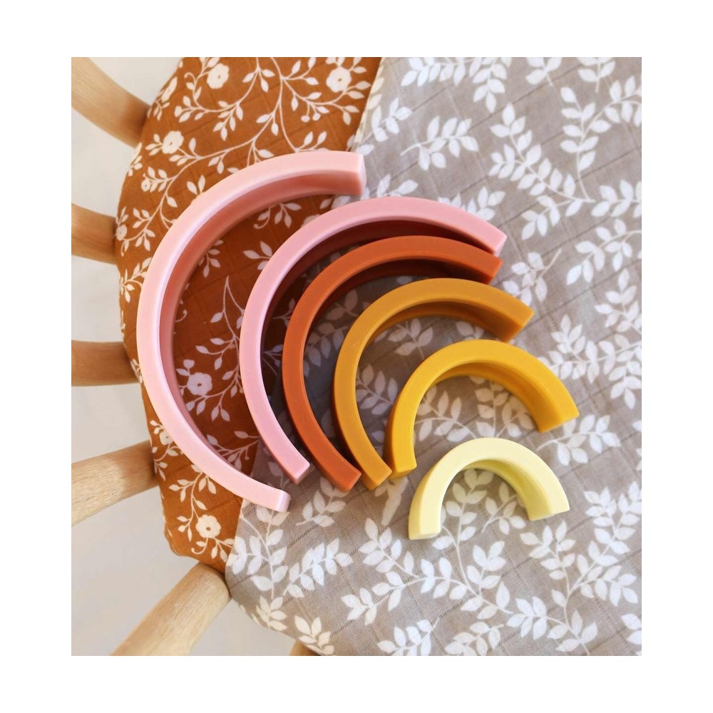 Stapelspielzeug Regenbogen, Sonnenuntergang