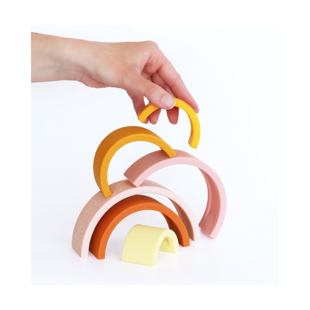 Stapelspielzeug Regenbogen, Sonnenuntergang