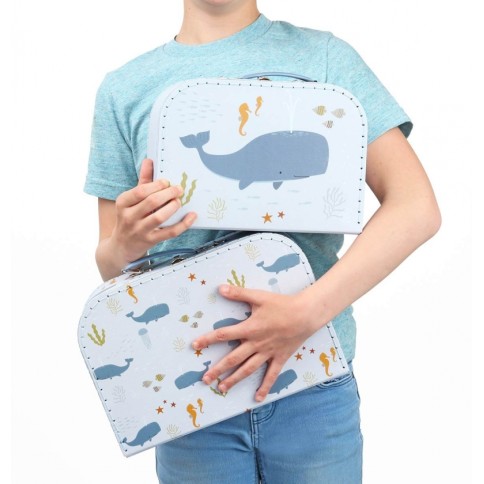 Köfferchen, 2er Set, Ozean