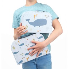 Köfferchen, 2er Set, Ozean