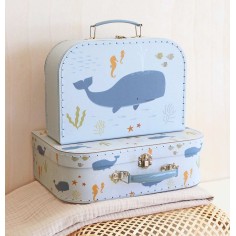 Köfferchen, 2er Set, Ozean