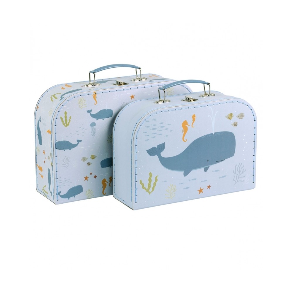 Köfferchen, 2er Set, Ozean