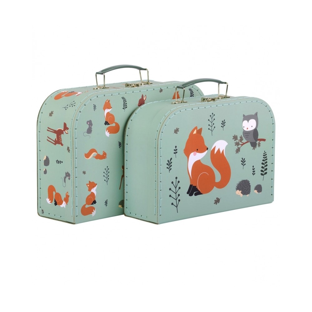 Köfferchen, 2er Set, Waldfreunde