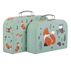 Köfferchen, 2er Set, Waldfreunde