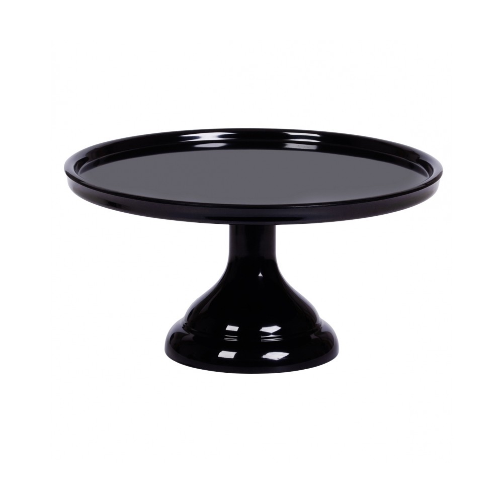 Tortenplatte klein, Schwarz