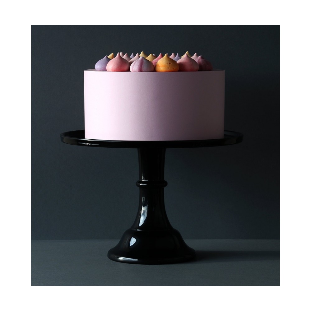 Tortenplatte gross, Schwarz