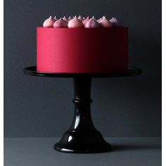 Tortenplatte gross, Schwarz