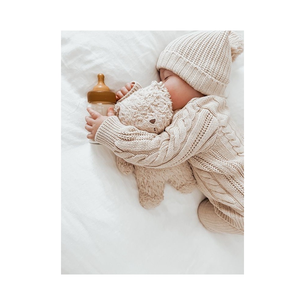 Hevea Ersatzsauger für Babyfläschchen mit weitem Hals, 0-3 Mon.