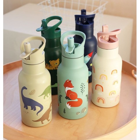 Edelstahl Trinkflasche - Dinosaurier (350 ml)