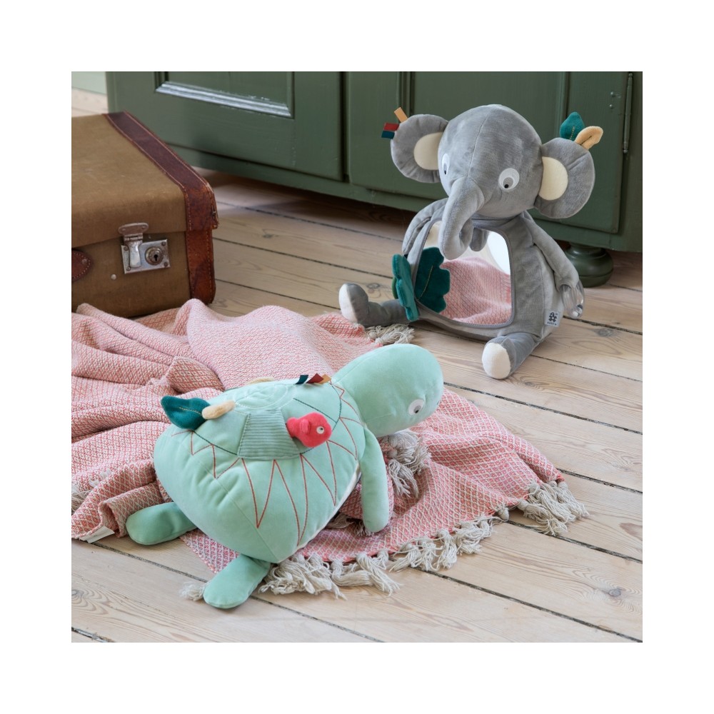 Sebra Aktivitätsspielzeug, Finley der Elefant