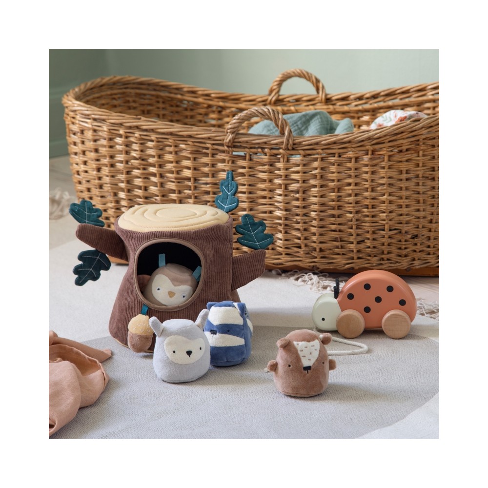 Sebra Aktivitätsspielzeug, Versteckspiel, Baumstumpf