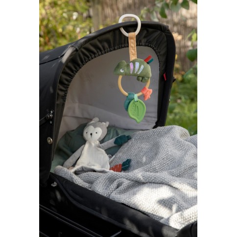 Sebra Naturkautschuk Beissringe mit Kuscheltuch, Rebel