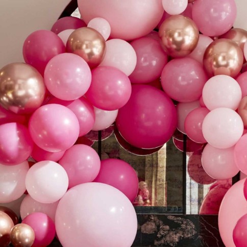 Ballonbogen, Pink - Rosé Gold