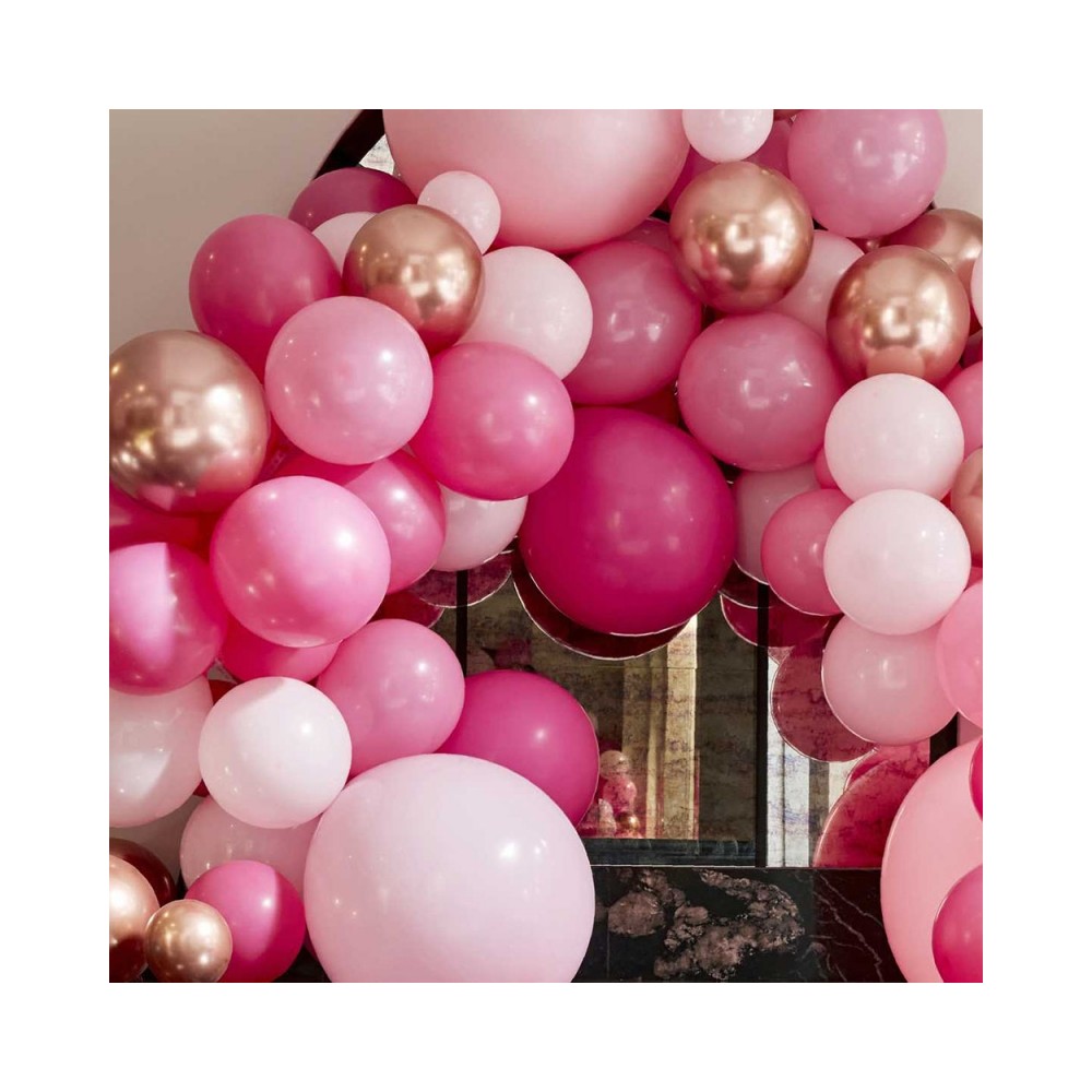 Ballonbogen, Pink - Rosé Gold