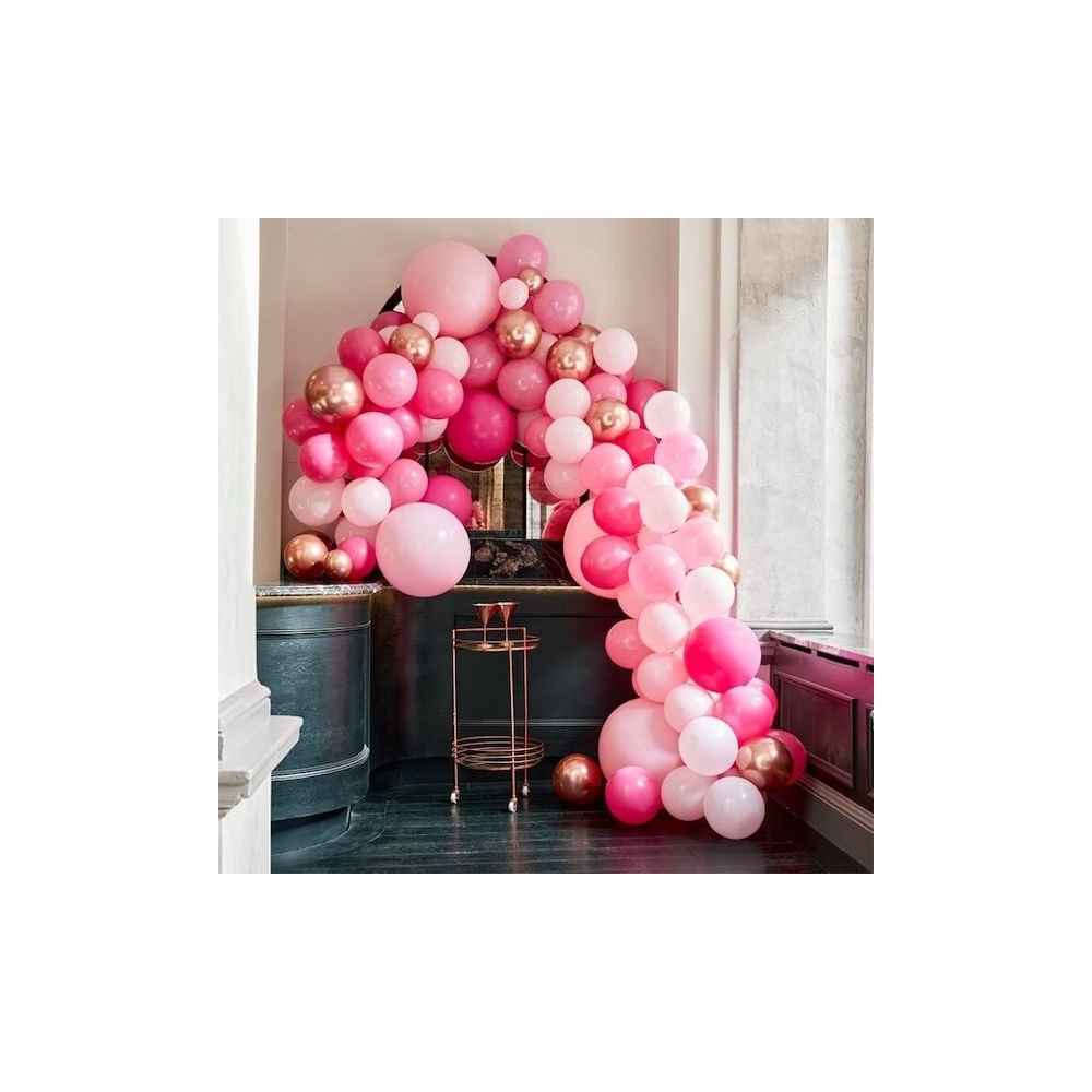 Ballonbogen, Pink - Rosé Gold
