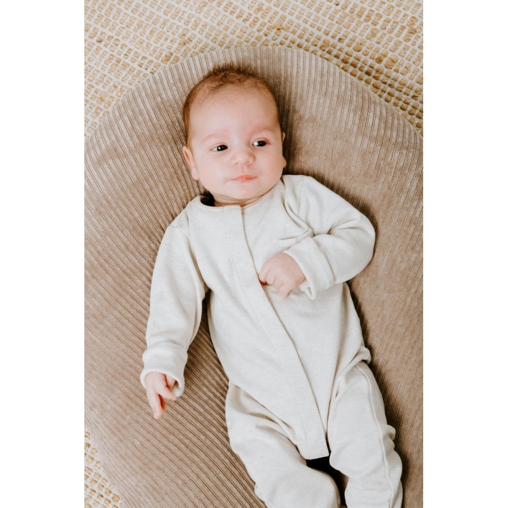 Babys only Strampler Melange, warm linen