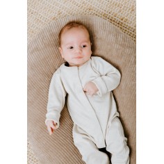 Babys only Strampler Melange, warm linen