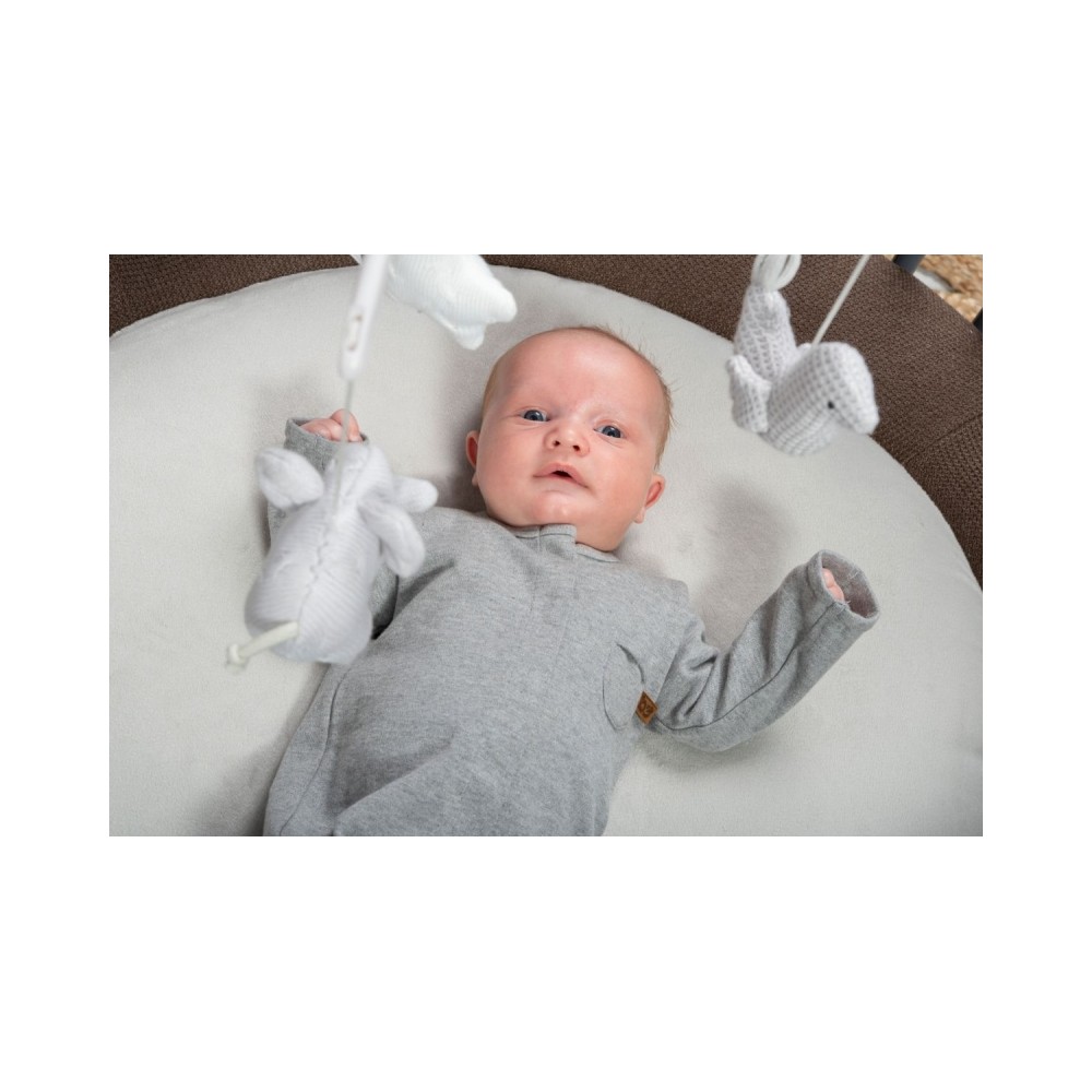 Babys only Strampler Melange, grau