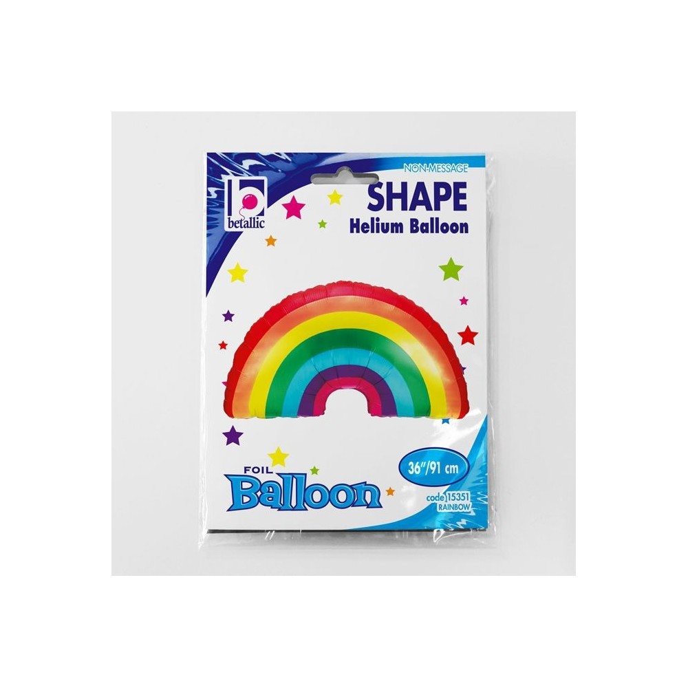 Folienballon Regenbogen, 90cm